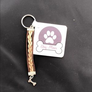 Key tag with dog design